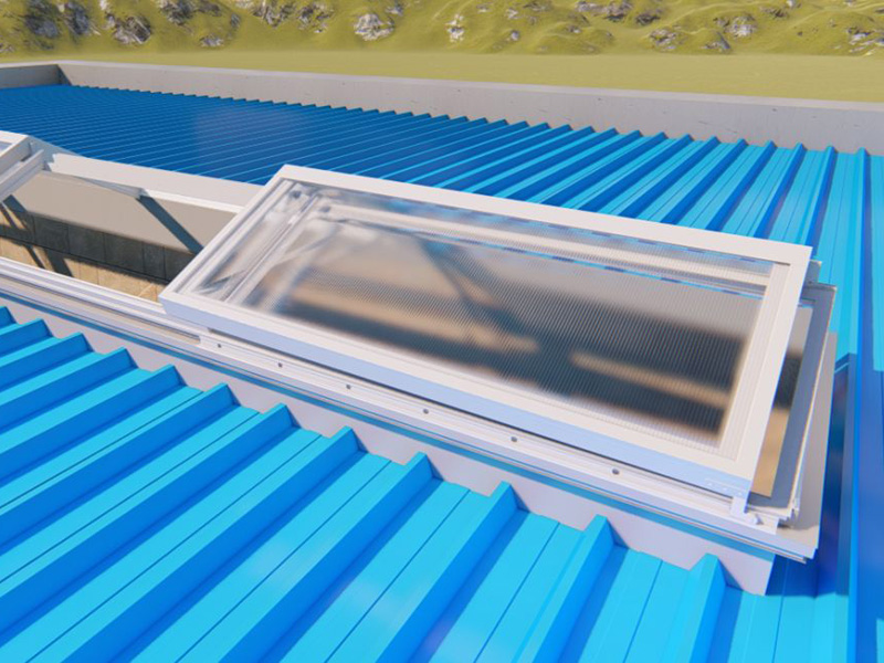 三角型采光排烟天窗